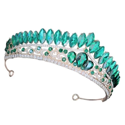 Bridal Tiara Crown Hair Accessory Bride Hairband Tiaras Headpiece - Image 1 of 4