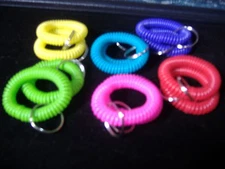 12 SPIRAL WRIST COIL KEY CHAIN RING