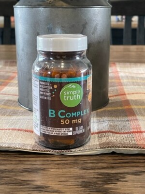 SIMPLE TRUTH B COMPLEX DIETARY SUPPLEMENT - 50MG - 90 CAPSULES