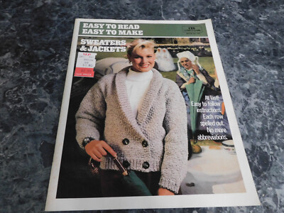 Easy to Read Easy to Make Sweaters and Jackets Book No 100
