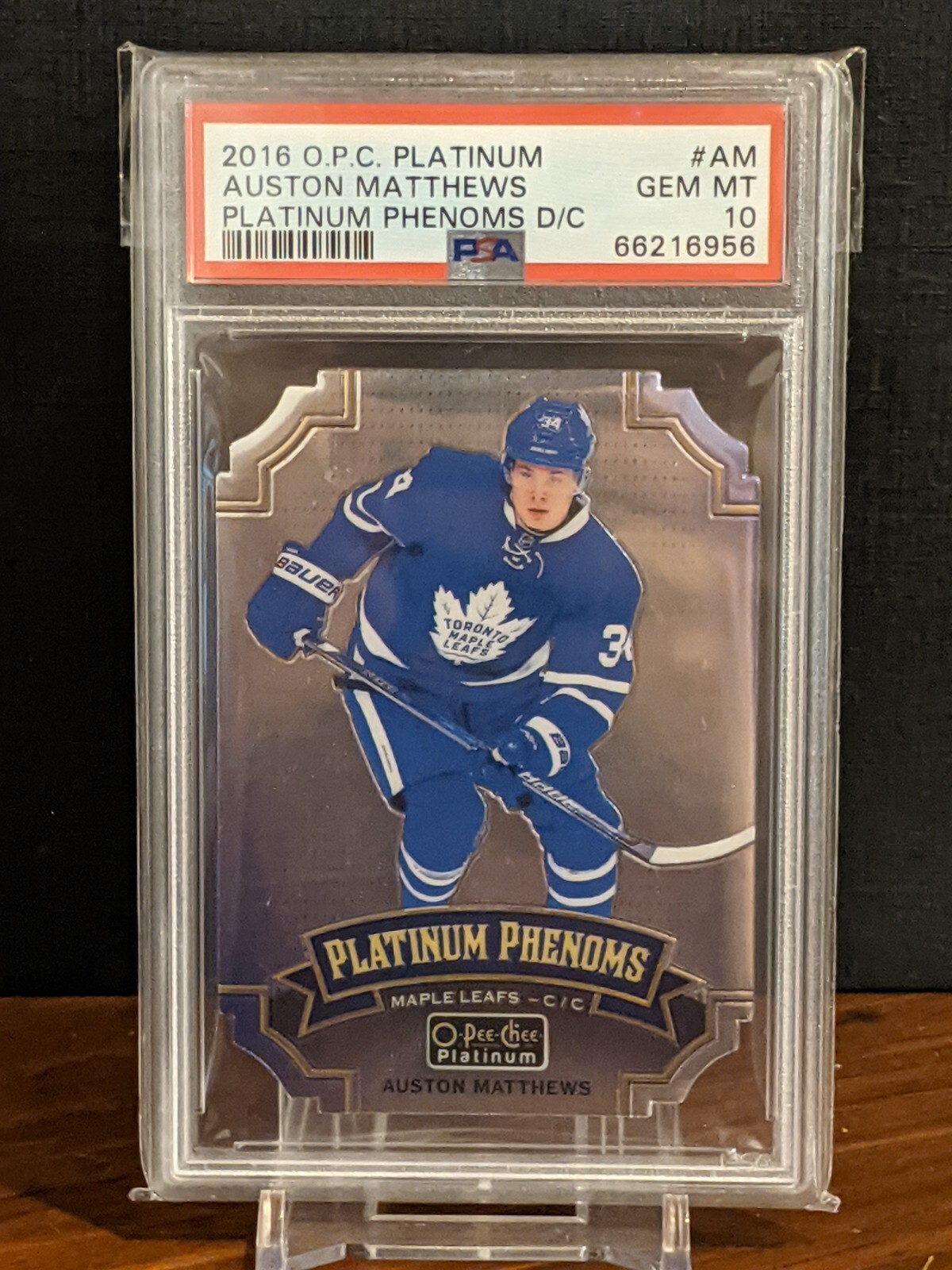 2016-17 O-Pee-Chee Platinum #AM Auston Matthews Phenoms Rookie PSA 10