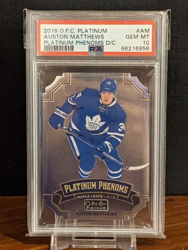 2016-17 O-Pee-Chee Platinum #AM Auston Matthews Phenoms Rookie PSA 10