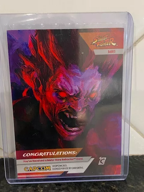 2023 Cardsmiths Street fighter Card Vega 17/25 Ruby Red Gemstone Refractor