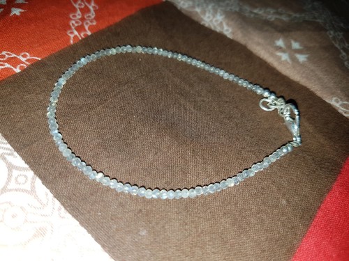 Labradorite semi precious 925 sterling silver necklace + bracelet jewelry Gift - Picture 9 of 10