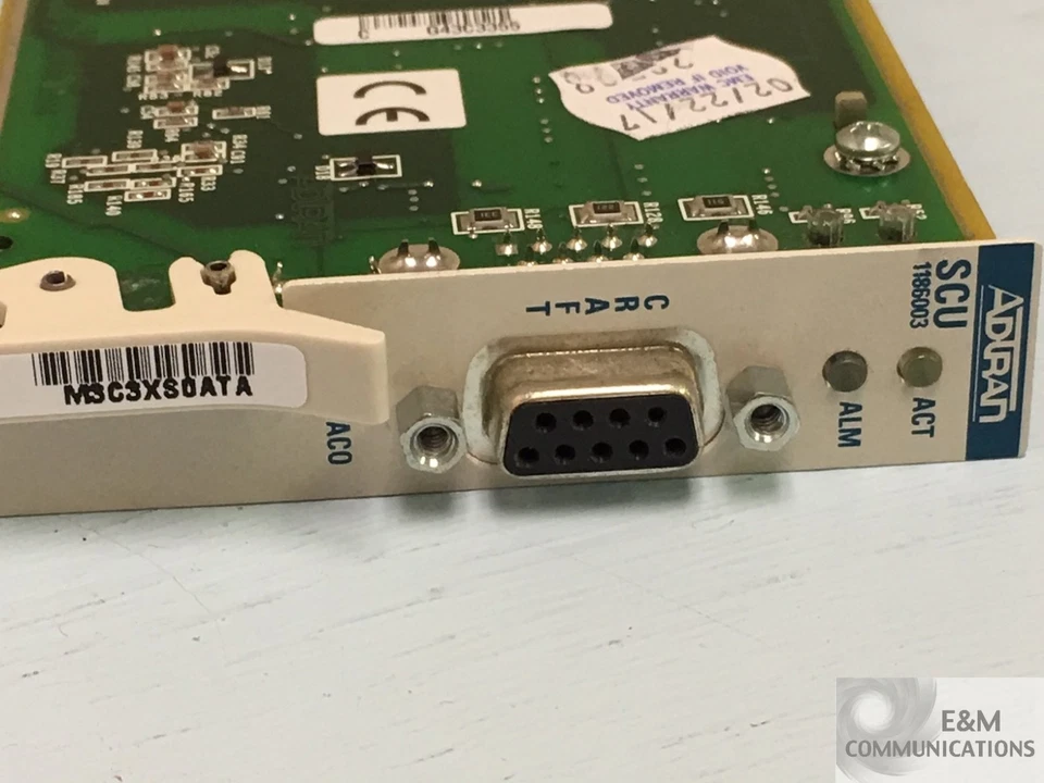 1186003L5 ADTRAN MX2820 SCU SYSTEM CONTROLLER CARD M3C3XS0ATA - Image 4 of 4
