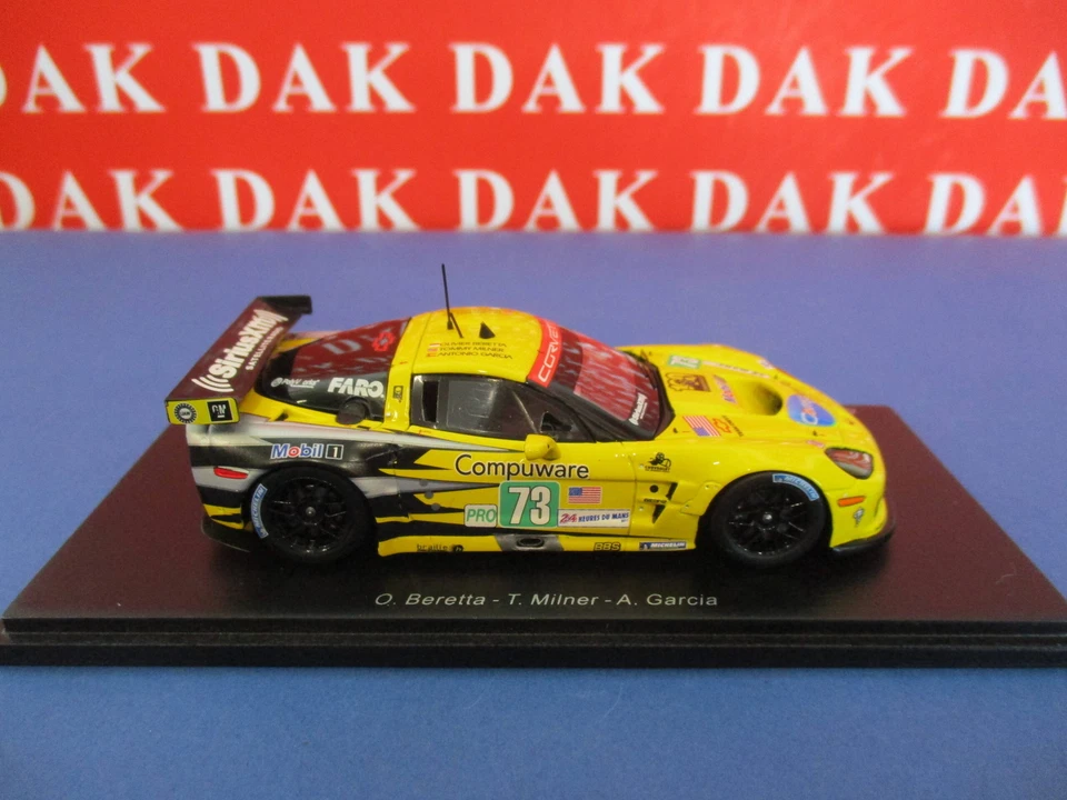 1/43 Modellino Auto Chevrolet Corvette C6 ZR1 24H Le Mans 2001 O. Beretta - Immagine 4 di 4