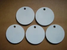 Five 4 Inch Round Hangers 3/8" AR500 NRA Action Pistol Rifle Plates