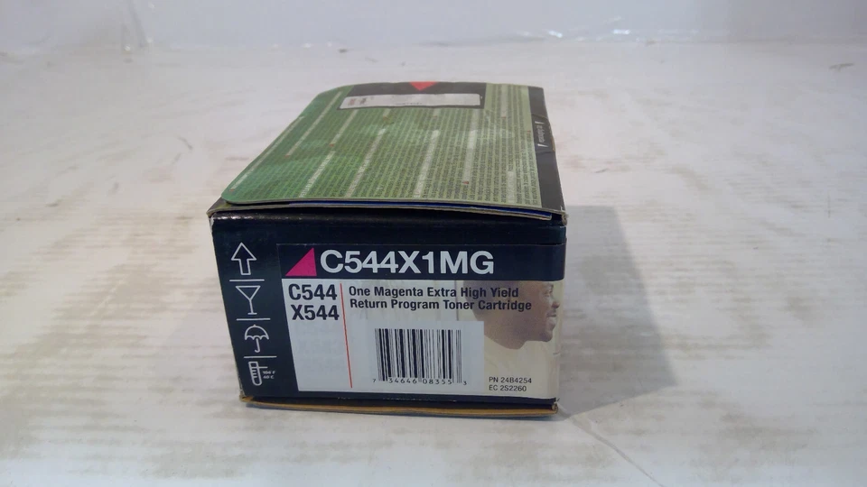 Genuine Lexmark C544/X544 Magenta Toner Cartridge C544X1MG - Image 4 of 4