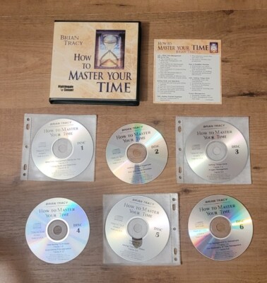 Brian Tracy How to Master Your Time  6 Audio CDs self Talk Affirmations 