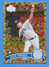 2011 Topps Update Cognac Diamond Anniversary #US302 Alex Torres Rays