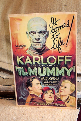 Boris Karloff as The Mummy Movie Poster Tabletop Display Standee 10.5 X ...