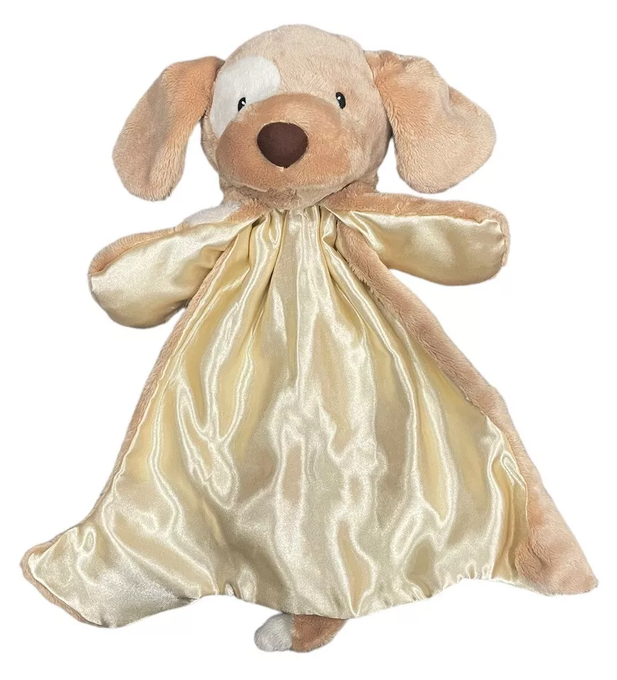 Baby Gund Huggybuddy Spunky Puppy Dog Security Lovey Plush Beige 16