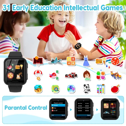 Children's Smart Watchs Camera Games Game Watches Music Player Boys Girls Gifts - Picture 6 of 51