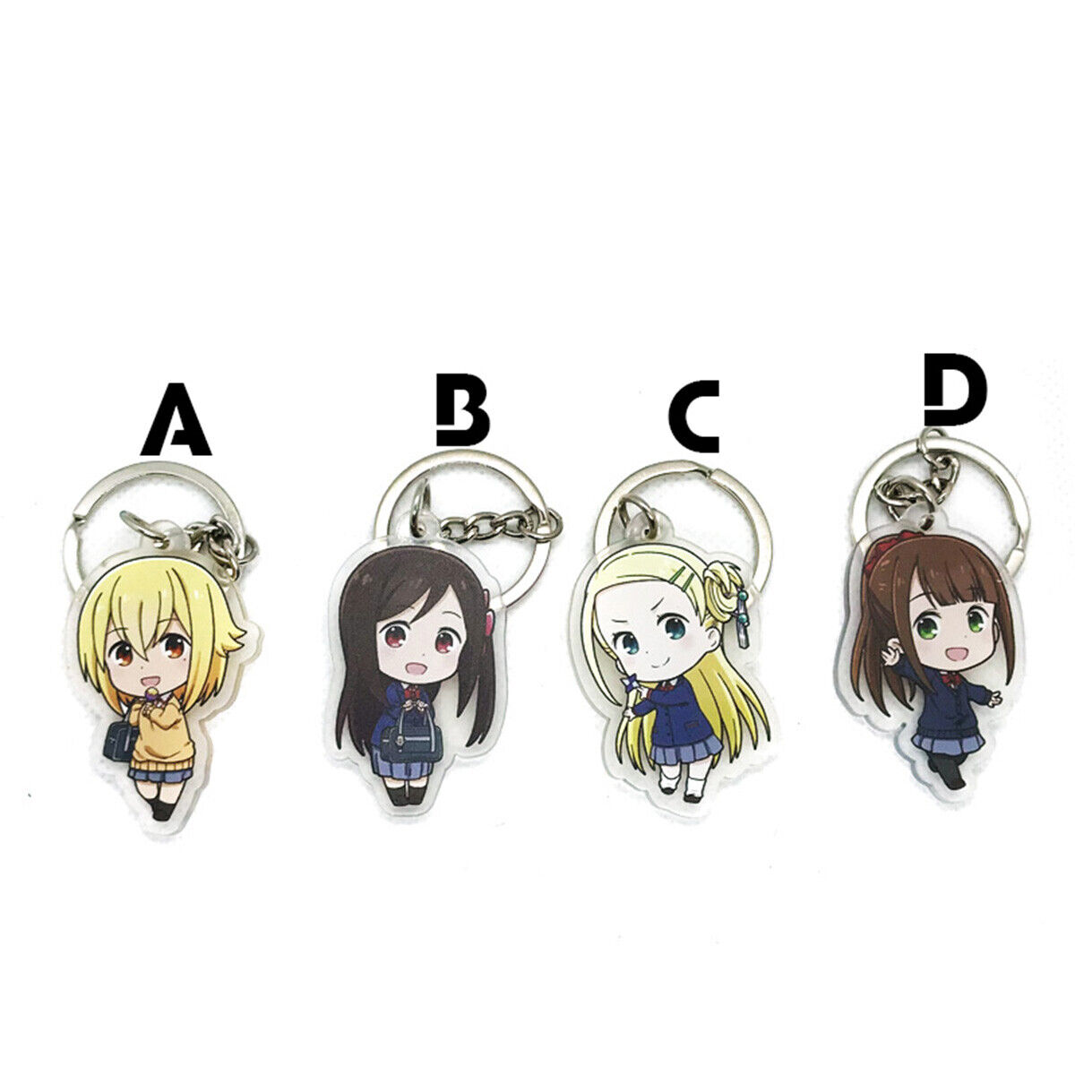 Hitori Bochi - Hitori Bocchi No Marumaru Seikatsu Anime Acrylic Keychain