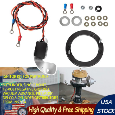 1181 Pertronix Ignitor Electronic Ignition Conversion Kit for Delco 8 Cylinder