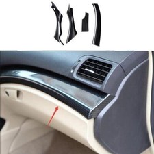 For Acura Tsx Carbon Fiber Abs 2009-2014 Central Console Instrument Strip Trim