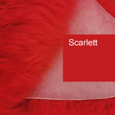 Top Öko Lammfell Schaffell Felle Scarlett Rot Red Neu L-XL