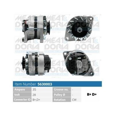 1x Generator MEAT & DORIA 5630003 passend für IVECO