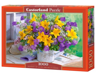 Castorland C-104642-2 Bouquet of Lilies and Bellflower Puzzle 1000 Teile 68x47cm