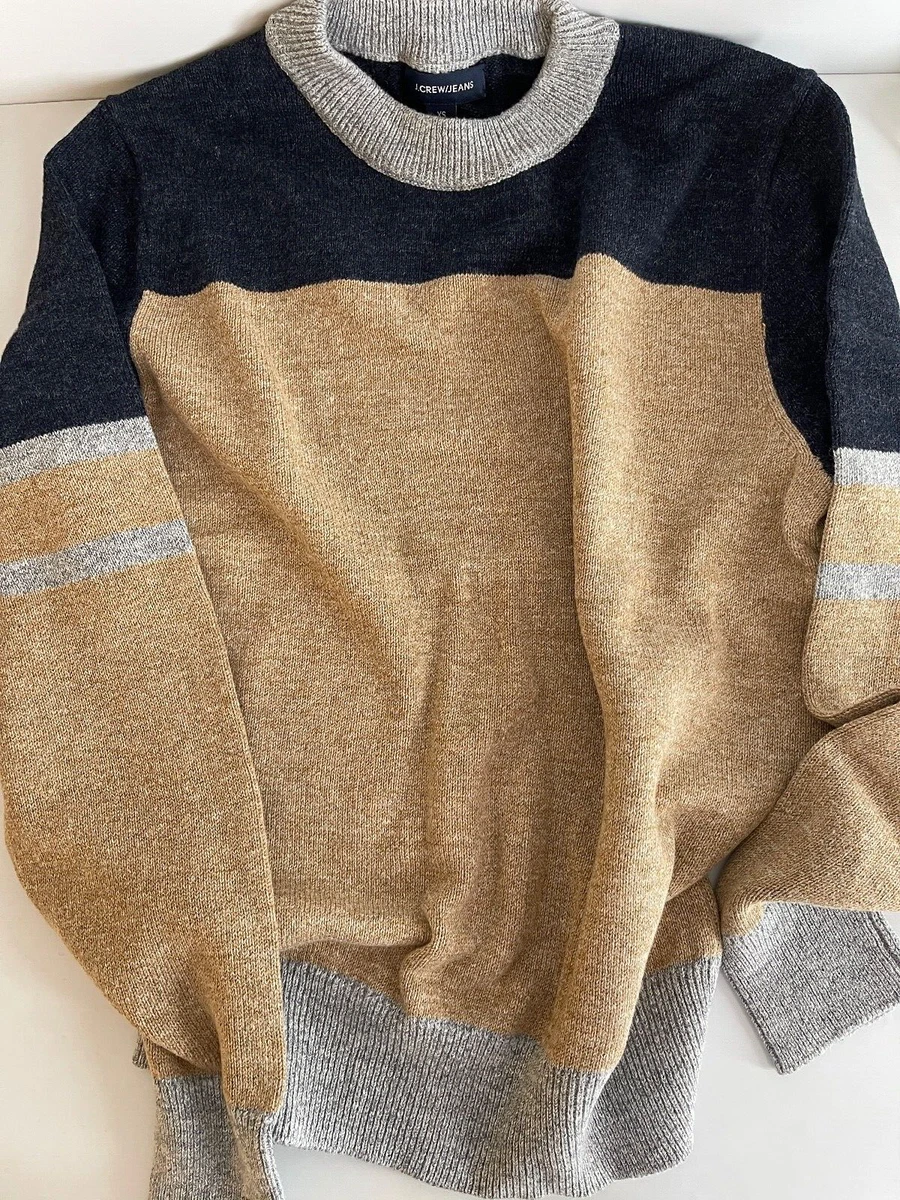 J crew cheap colorblock sweater