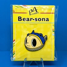 Atlus Persona 4 Golden Teddie Kuma Bear-Sona Enamel Pin Figure PS2 PS3 PS VITA
