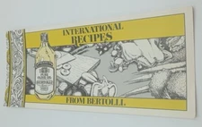 International Recipes by Bertolli Lucca Booklet Brochure Pamphlet 