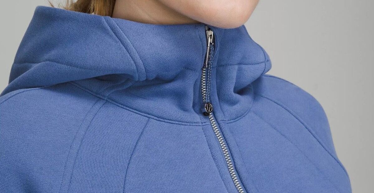 NEW Women Lululemon Scuba Full-Zip Hoodie Water Drop Size 8