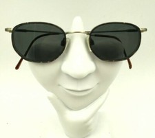 Vintage Marchon Tortoise Antique Bronze Oval Sunglasses FRAMES ONLY