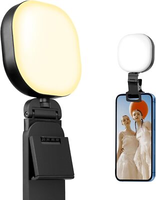 Sensyne Selfie Light, 60 LED Video Conference Lighting, Adjusted 3 Light Modes, 
