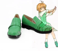 KINOMOTO SAKURA Dress Cardcaptor sakura Clear Card ed cosplay shoes costom Hz'z