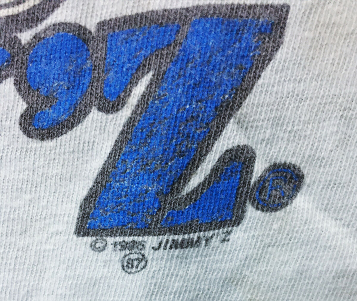 VINTAGE 80s 1986 JIMMY Z SKATEBOARD T-SHIRT THRASHER HOSOI VINTAGE 80s 1986 JIMMY Z SKATEBOARD T-SHIRT THRASHER HOSOI