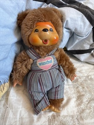 VINTAGE Wuschel aus den 80er Jahre Monchichi Plüschtier Monchhichi