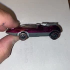 Vintage Hot wheels Redline Peeping Bomb Purple Metallic Mattel 1969 Red Line Car