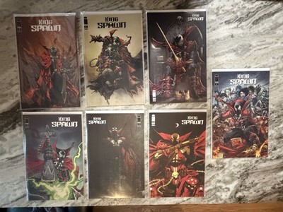   King Spawn #1 A B C D E F G Complete Set of 7 Issues to NM+ 9. 6 IMAGE