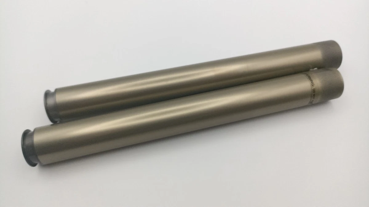 Tube de direction en alliage d'aluminium pour fourches VTT design droit