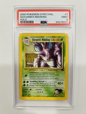 2000 POKEMON GYM CHALLENGE HOLO #7 GIOVANNI'S NIDOKING PSA 9