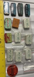 13 VTG Shurkatch Barracuda Pflueger Split Shot Sinker Metal Tins Rare Ketchmor +