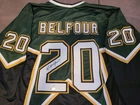 ED BELFOUR - Signed Dallas Stars Custom Hockey Jersey Size XL - COA JSA - HOF
