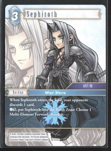 Sephiroth Card | eBay