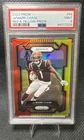 2023 Panini Prizm Ja'Marr Chase #56 Red and Yellow 44/44 Bengals PSA 9