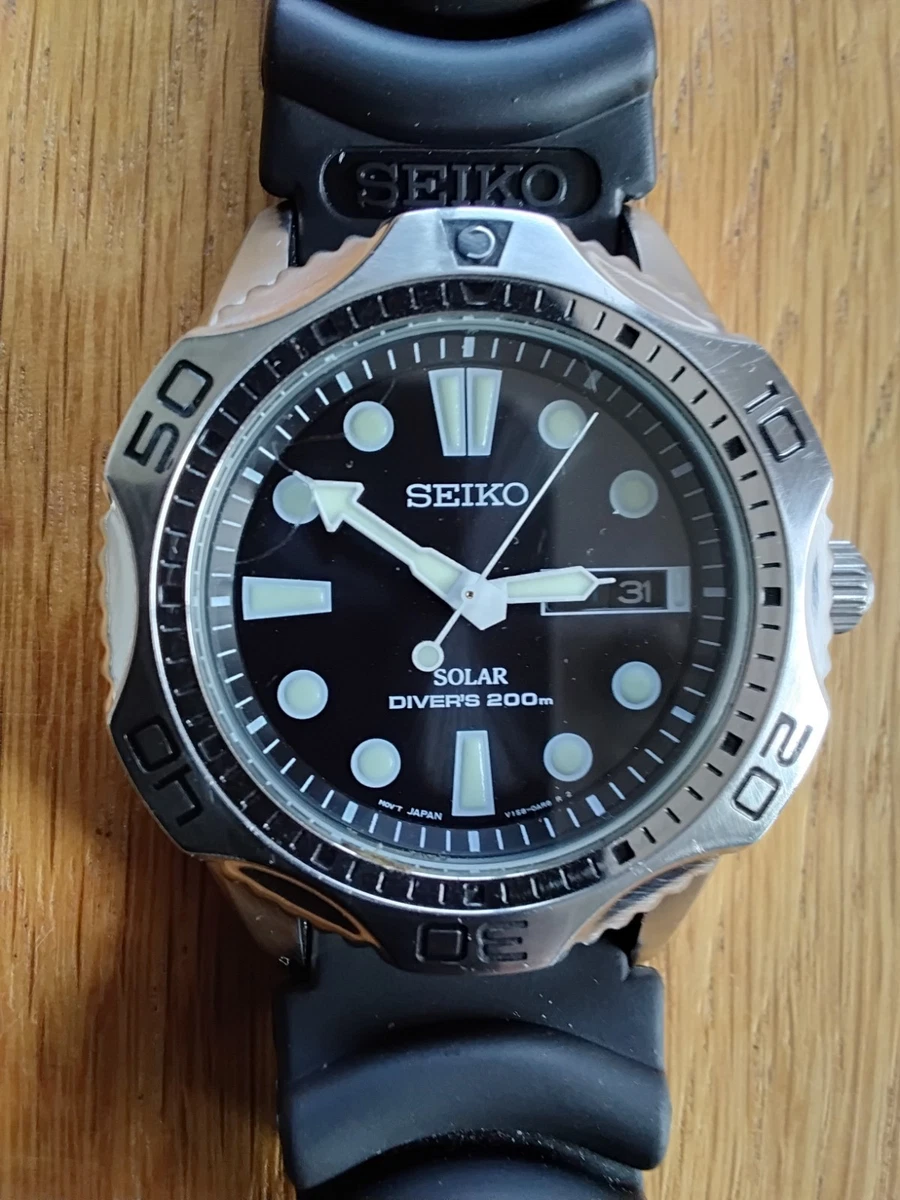 Seiko Solar Diver Wristwatches for sale | eBay UK
