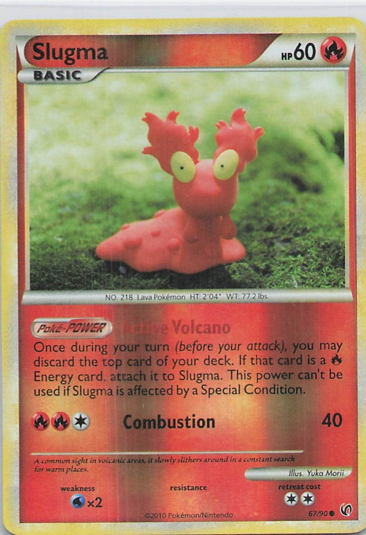 Slugma Reverse Holo Common Undaunted 67/90 LP