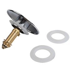 Brass Basin Popup Drain Cover 66mm for Bathroom Sink Replacement Installation