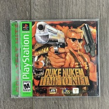Duke Nukem Time to Kill Sony PlayStation 1998 PS1 Greatest Hits Edition W Manual
