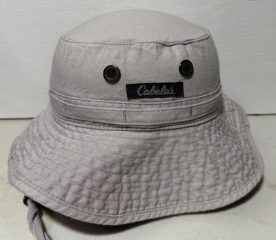 Cabela's Bucket Fishing Hunting Camping Safari Summer Sun Bonnie Hat