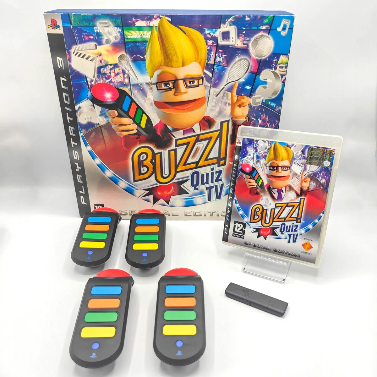 Disque Démo Buzz Junior Sur PS2 - Promo - PAL EUR - Bon état