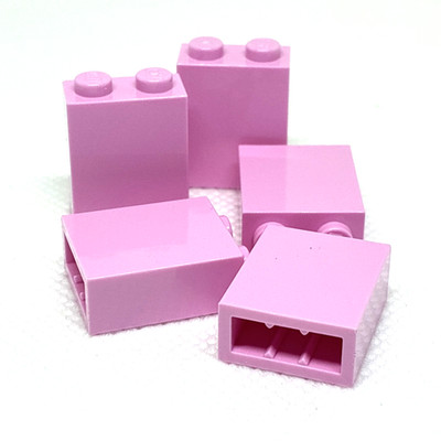 LEGO Parts - Bright Pink Brick 1 x 2 x 2 - No 3245c - QTY 5