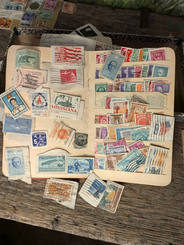 邮票收藏套装 - 60 年代 - 80 年代美国、外国、太空竞赛、纪念、美国邮政 — 第 4/4 张图片