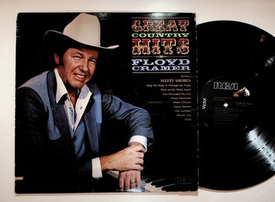 Floyd Cramer - Great Country Hits LP Record 1975 RCA Stereo 33 RPM
