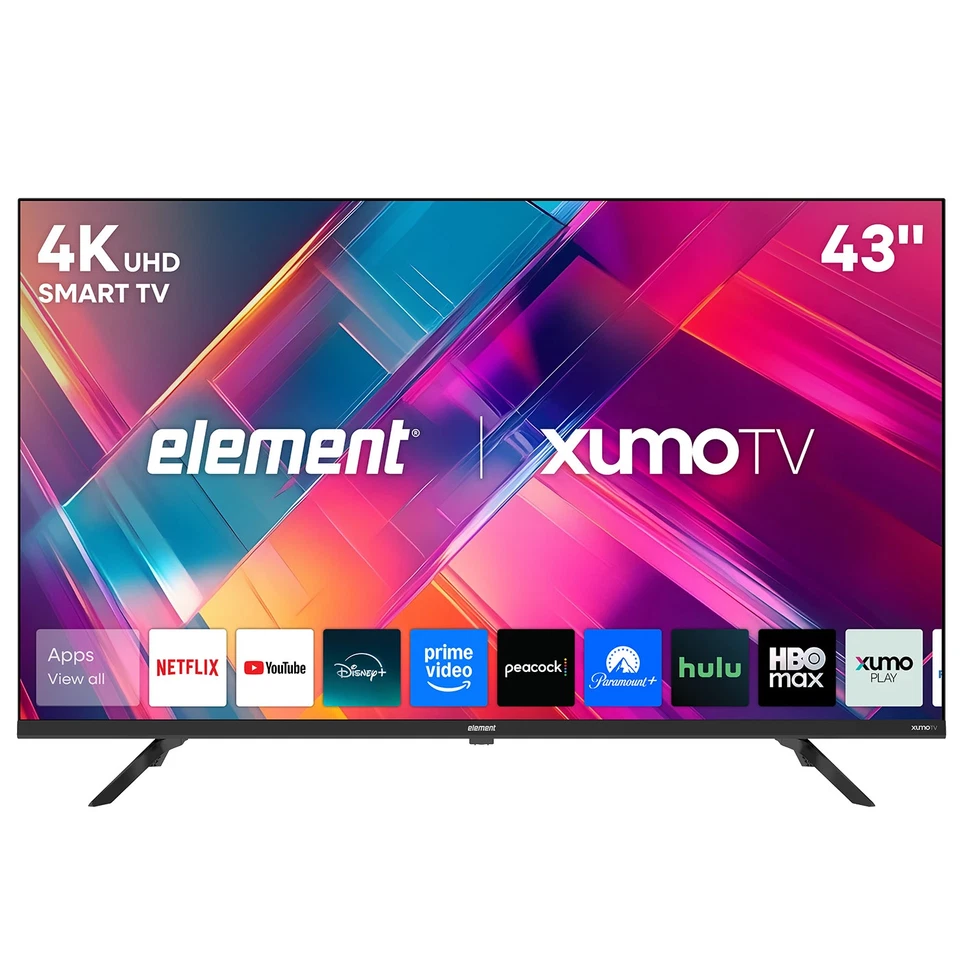 Element E550AE43CG 43 inch 4K UHD HDR Frameless Xumo Smart TV